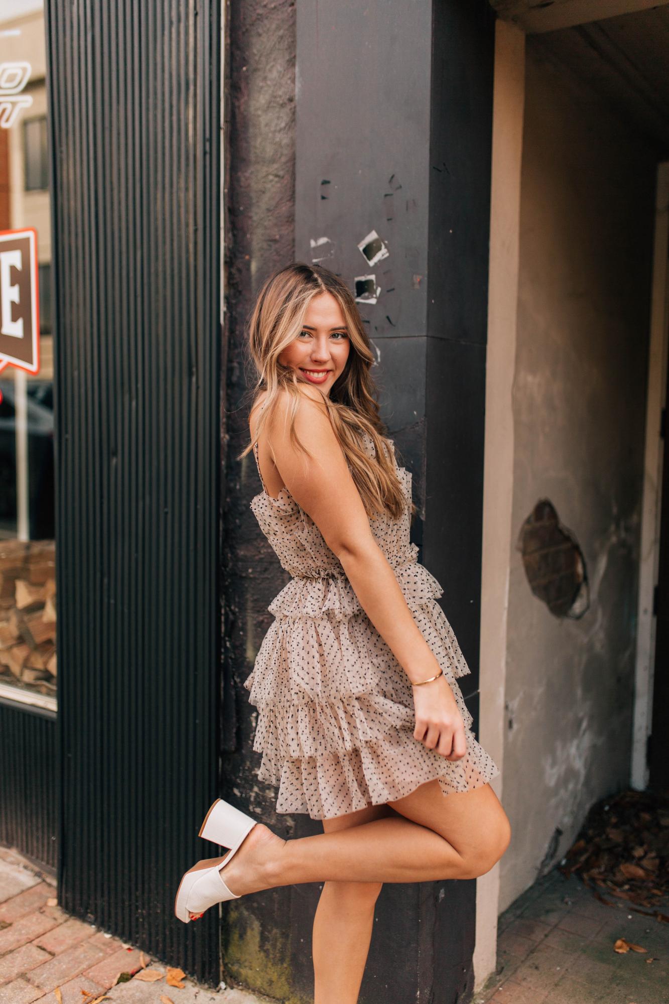 Don ` T Let Go Ruffle Tulle Dress