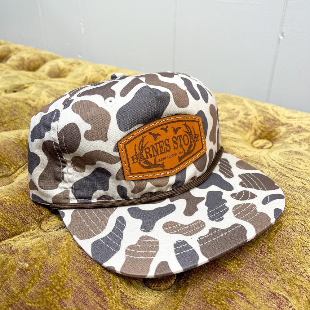 Leather Patch Goat Rope Hat - Slough (Item #BS-LTHGRSLGH)