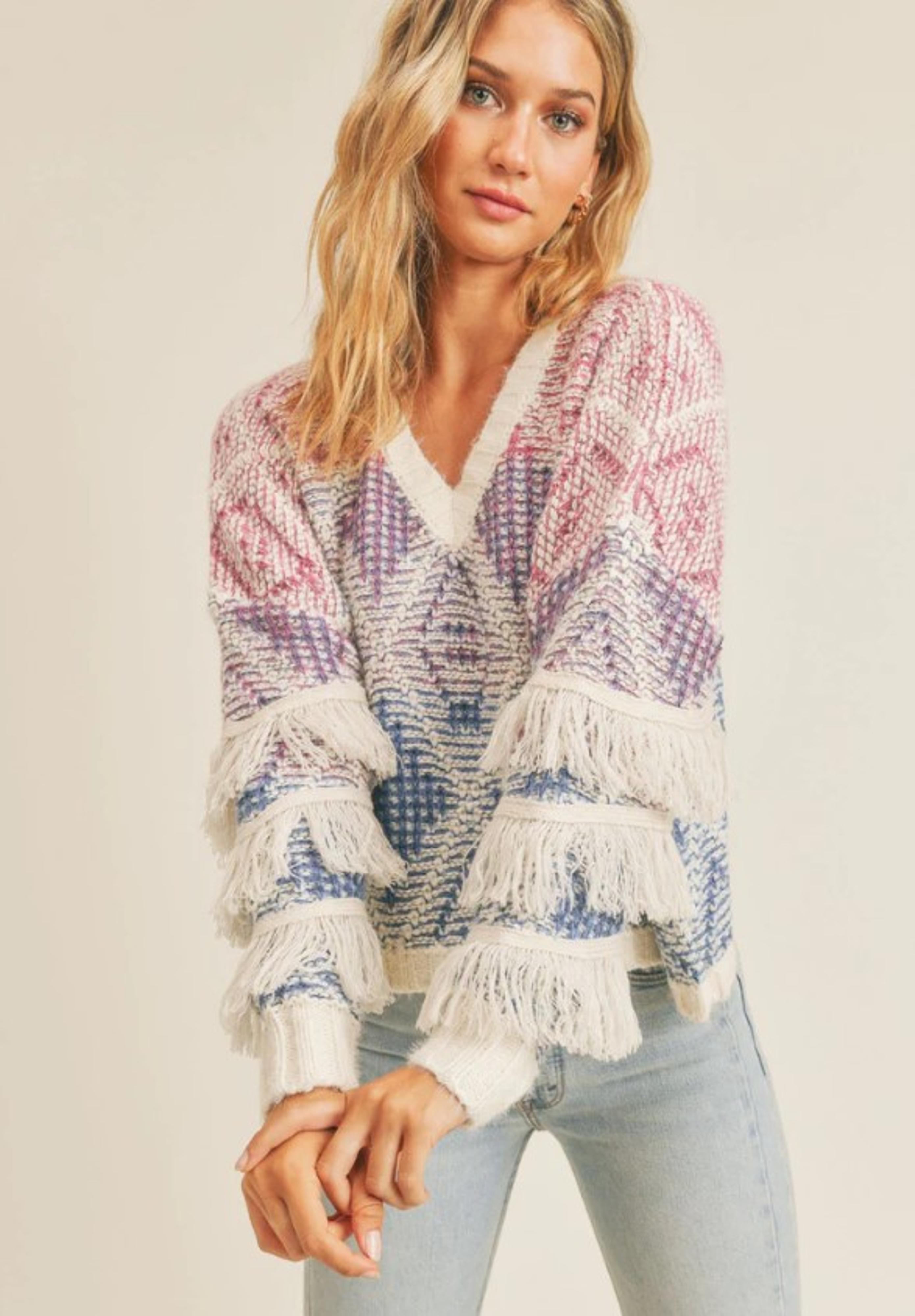  So Soft Aztec Pull Over