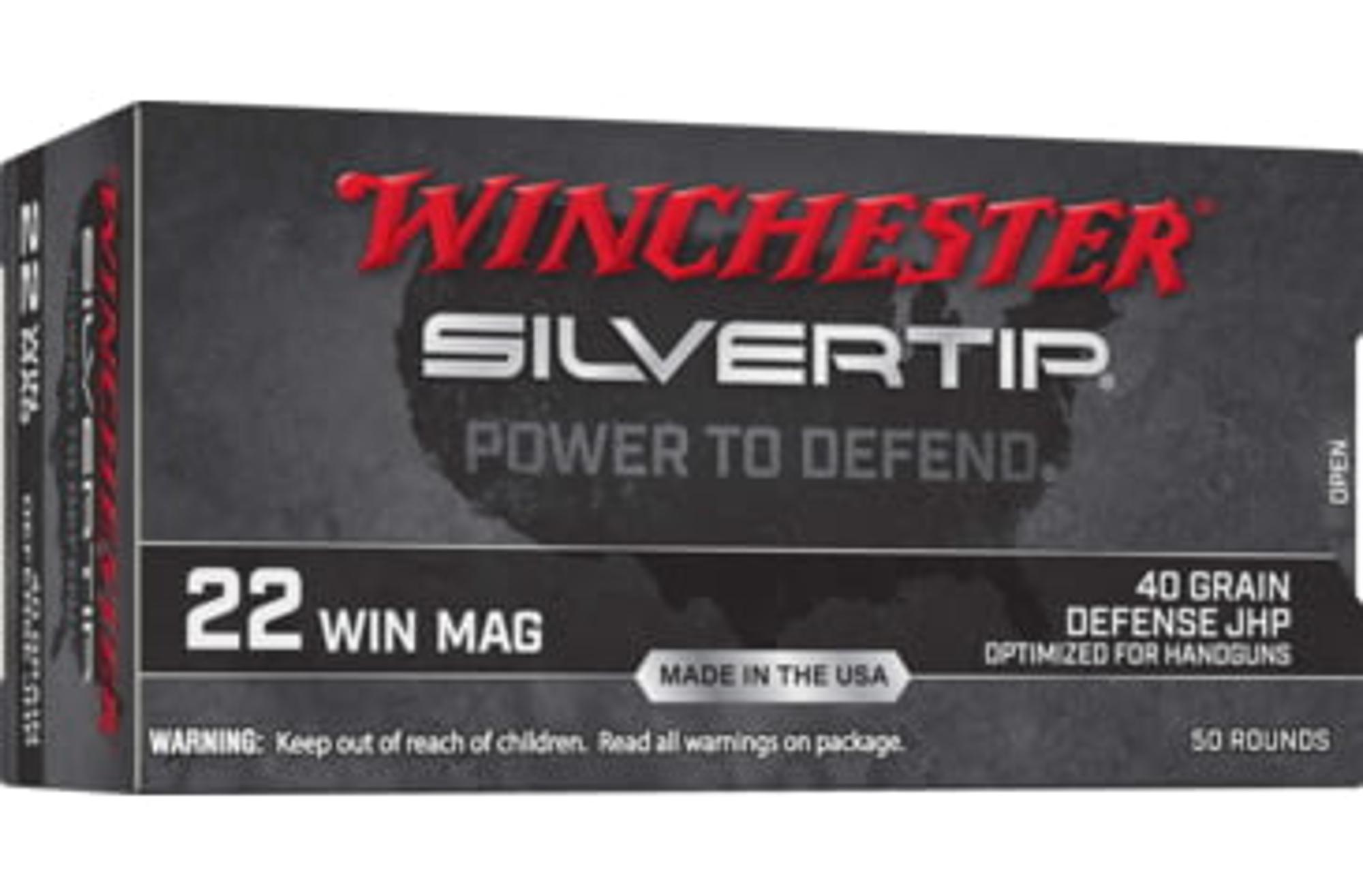 Winchester Silvertip 22wmr 40gr Jhp Ammunition