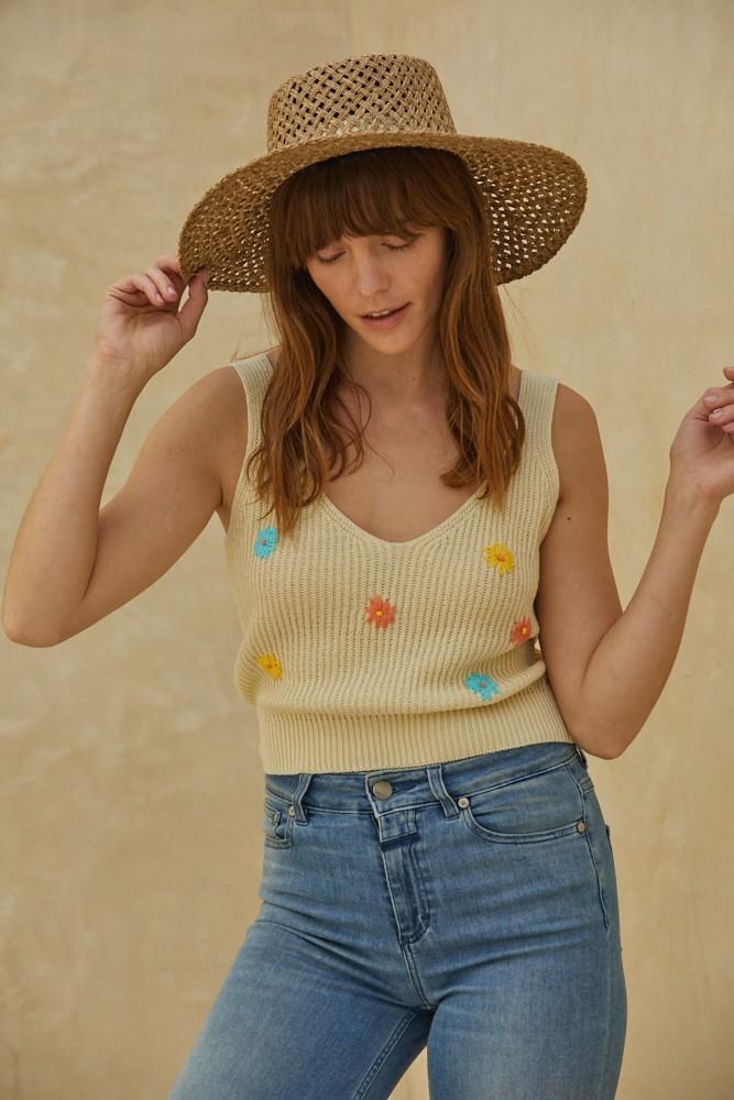 The Wallflower Sweater Top: NATURAL