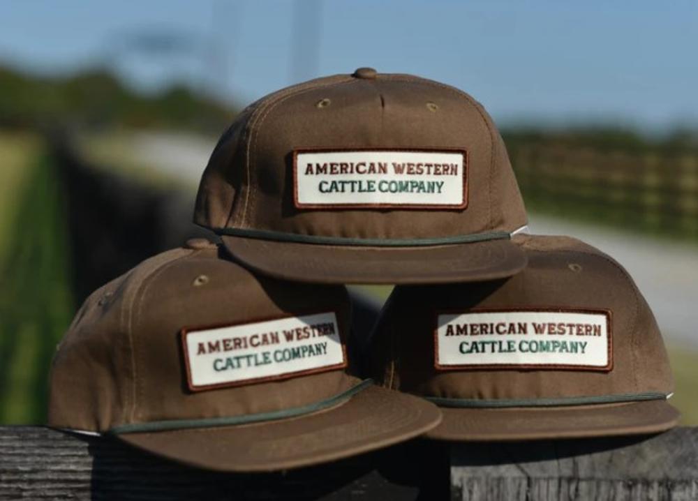 American Western Cattle Company Roper Hat: TOBACCO