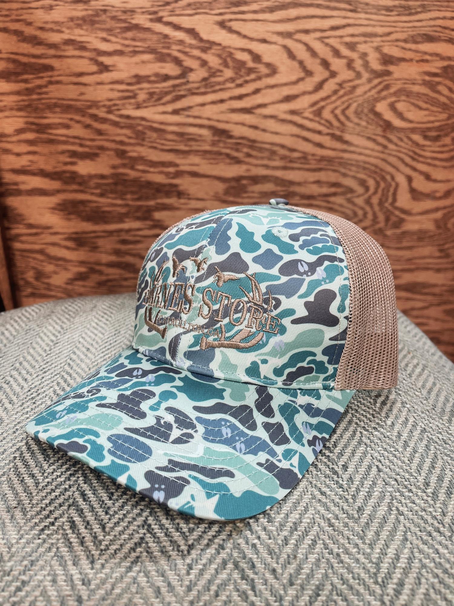 Embroidered Track Camo Trucker Hat