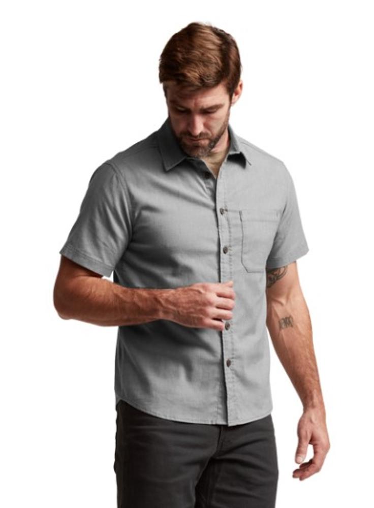 Ambary Short Sleeve Shirt: WOODSMOKE