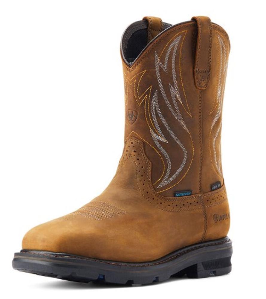 Sierra Shock Shield H20 Steel Toe Work Boots (Item #10044544)