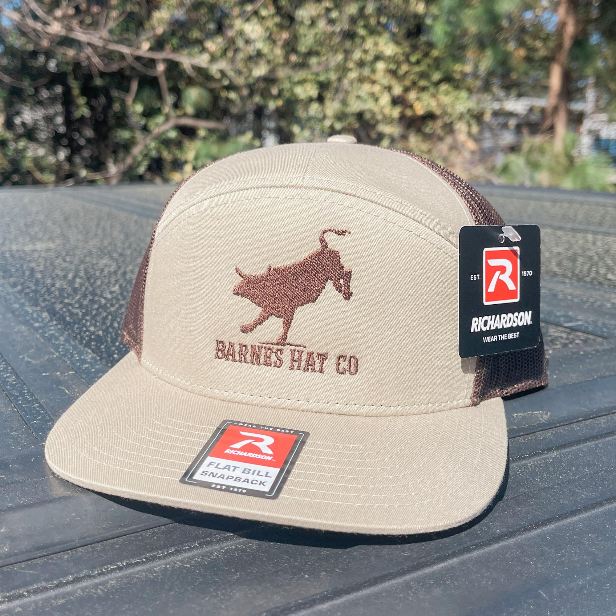 The Bucking Bull 7 Panel Trucker Hat