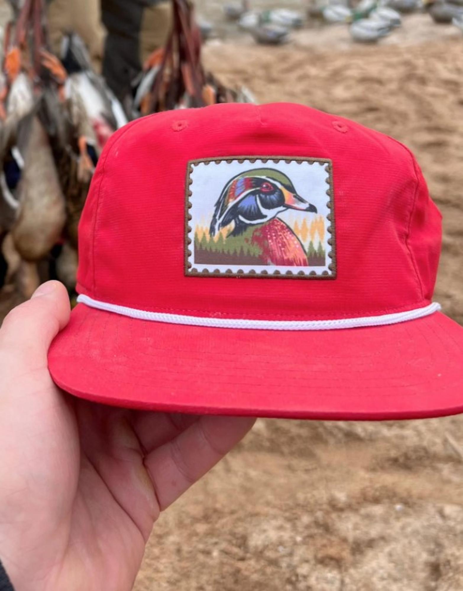 Red Duck Stamp Roper Hat