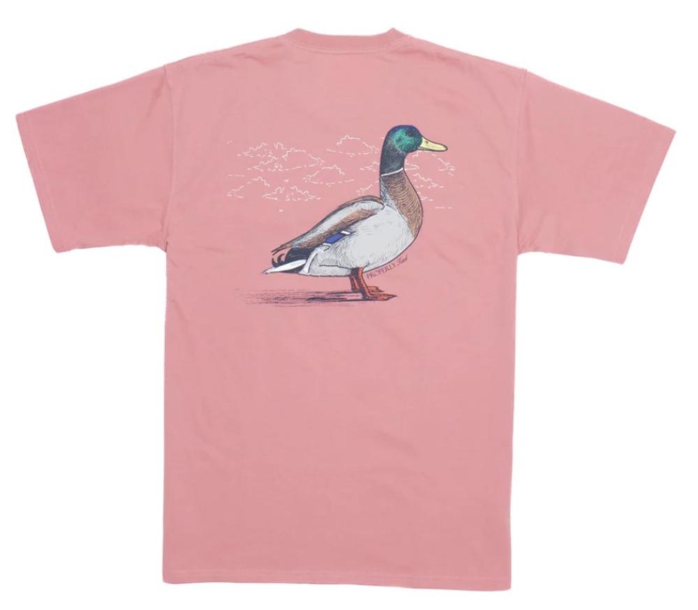 Duck Short Sleeve Tshirt: SALMON