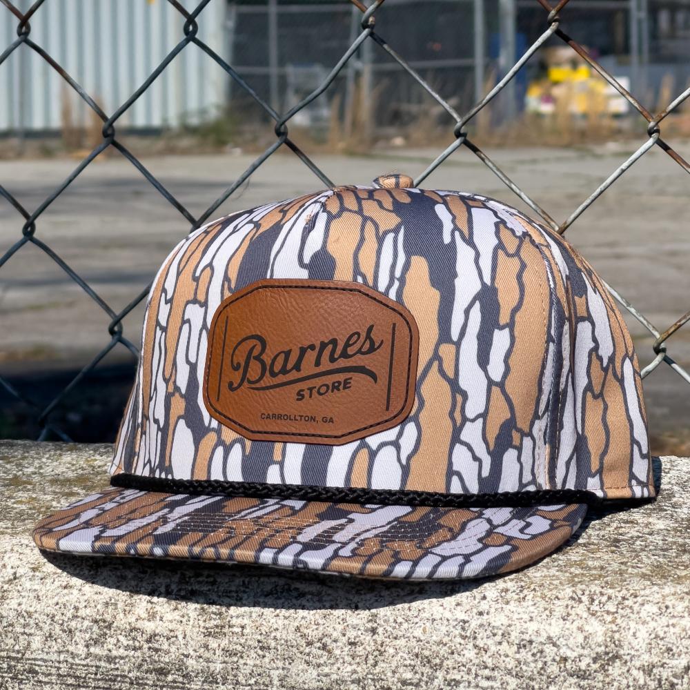 Timber Leather Patch Roper Hat