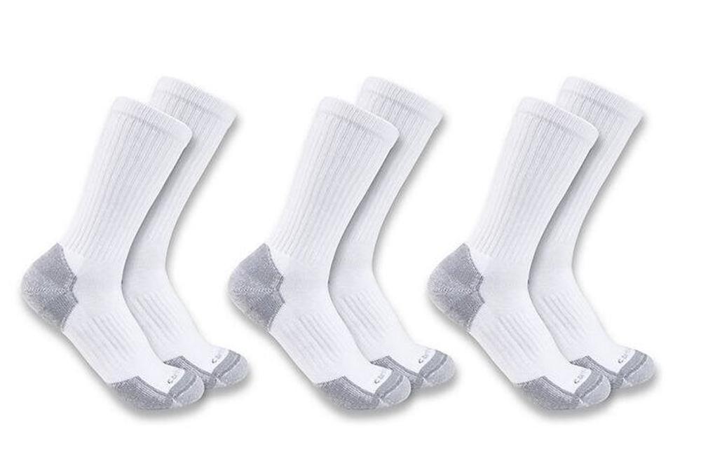 Lightweight Cotton Blend Crew Sock - 3 Pack (Item #SC6203)