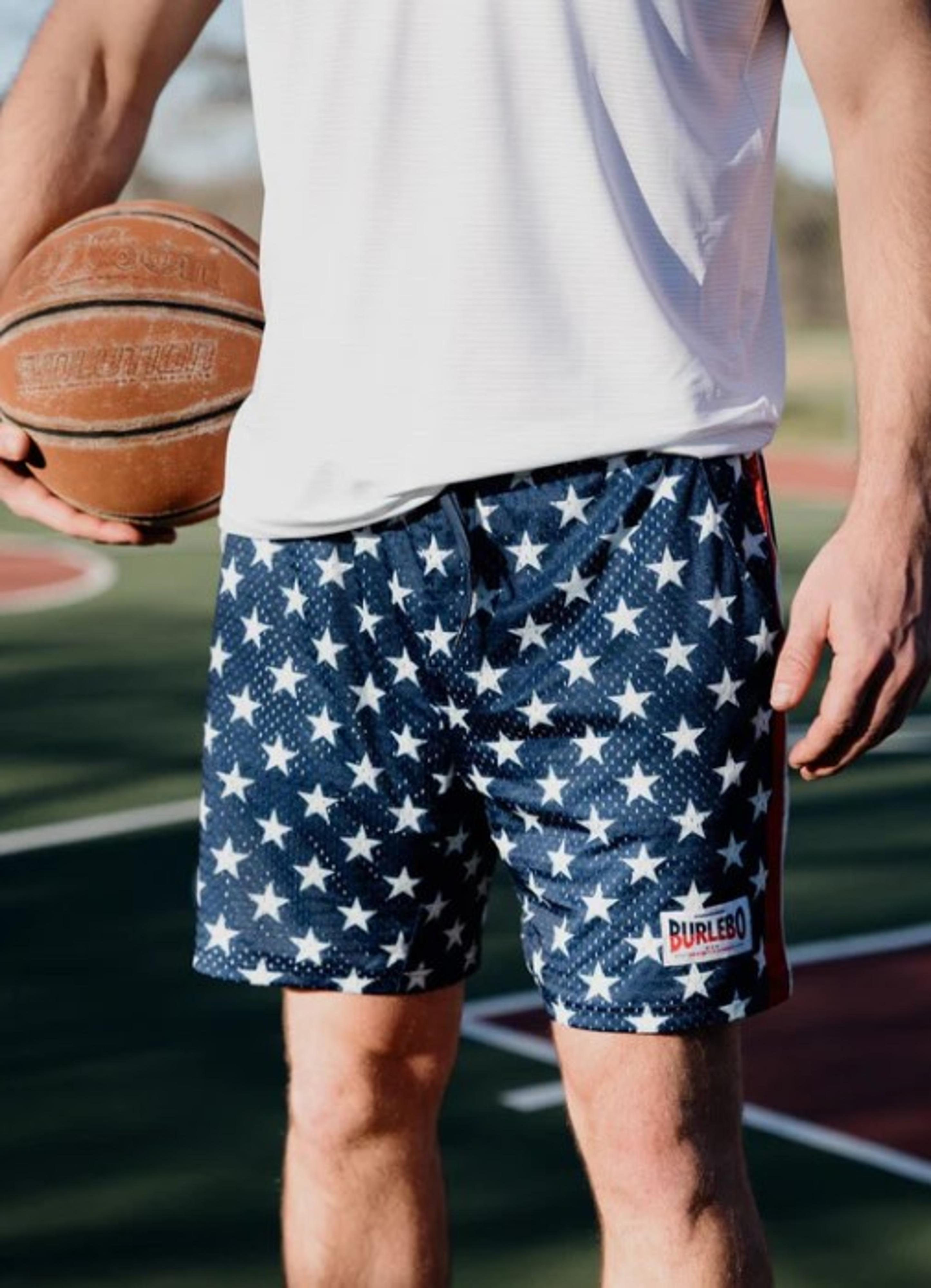  Patriotic Mesh Shorts