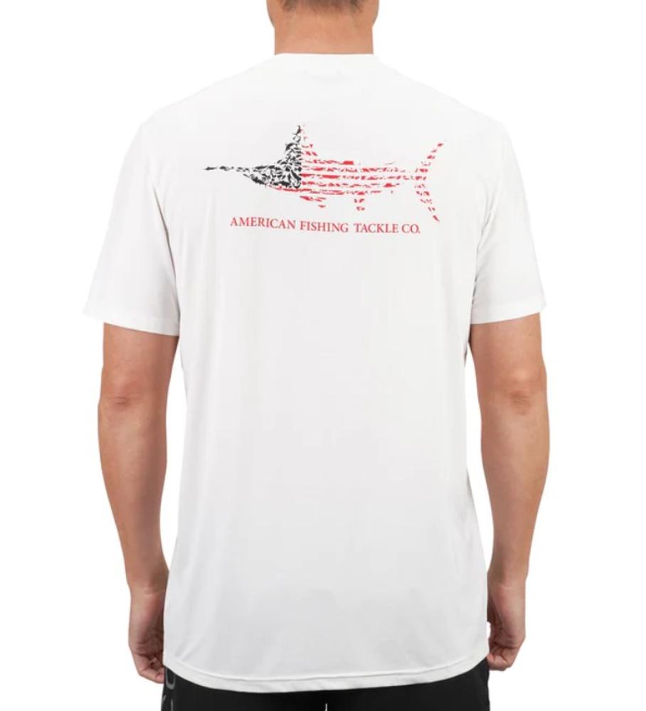 Jigfish Americana Short Sleeve Performance Shirt (Item #M60185)