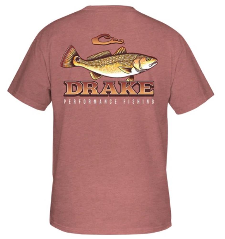 Trophy Redfish Short Sleeve Tshirt: BDL