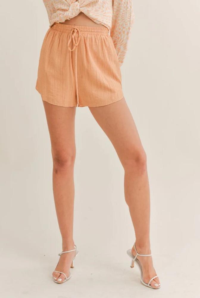 Clementine Crush Shorts: TANGERINE