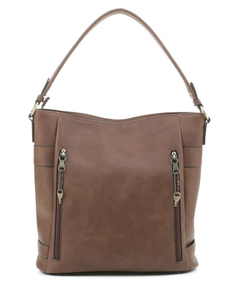 Selina Concealed Carry Hobo Purse: BR