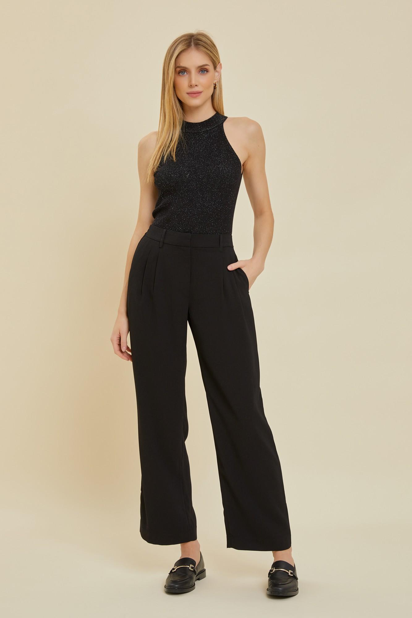 Anytime Trouser Wide Leg Pants
