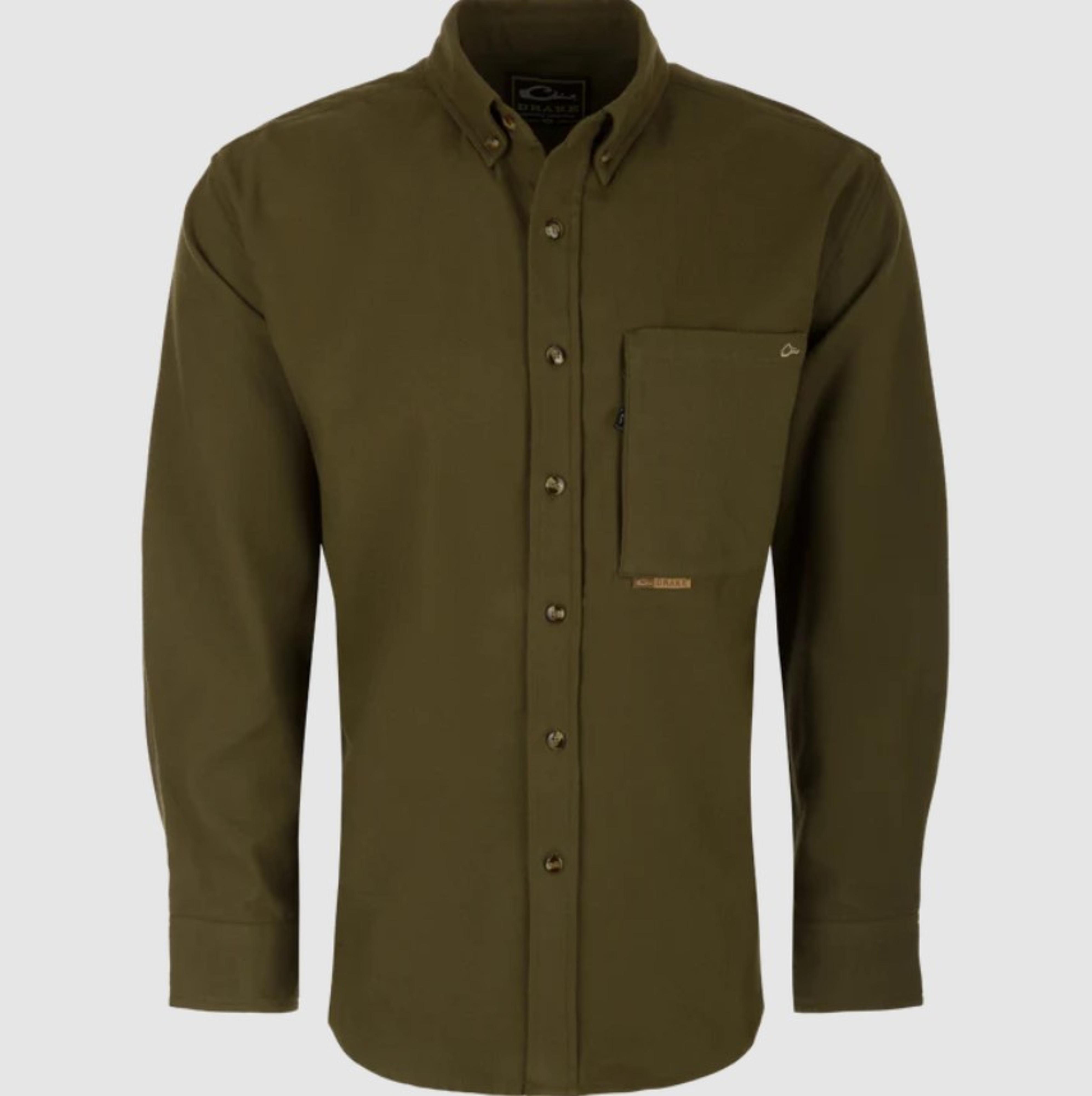  Autumn Brushed Twill Solid Ls Shirt
