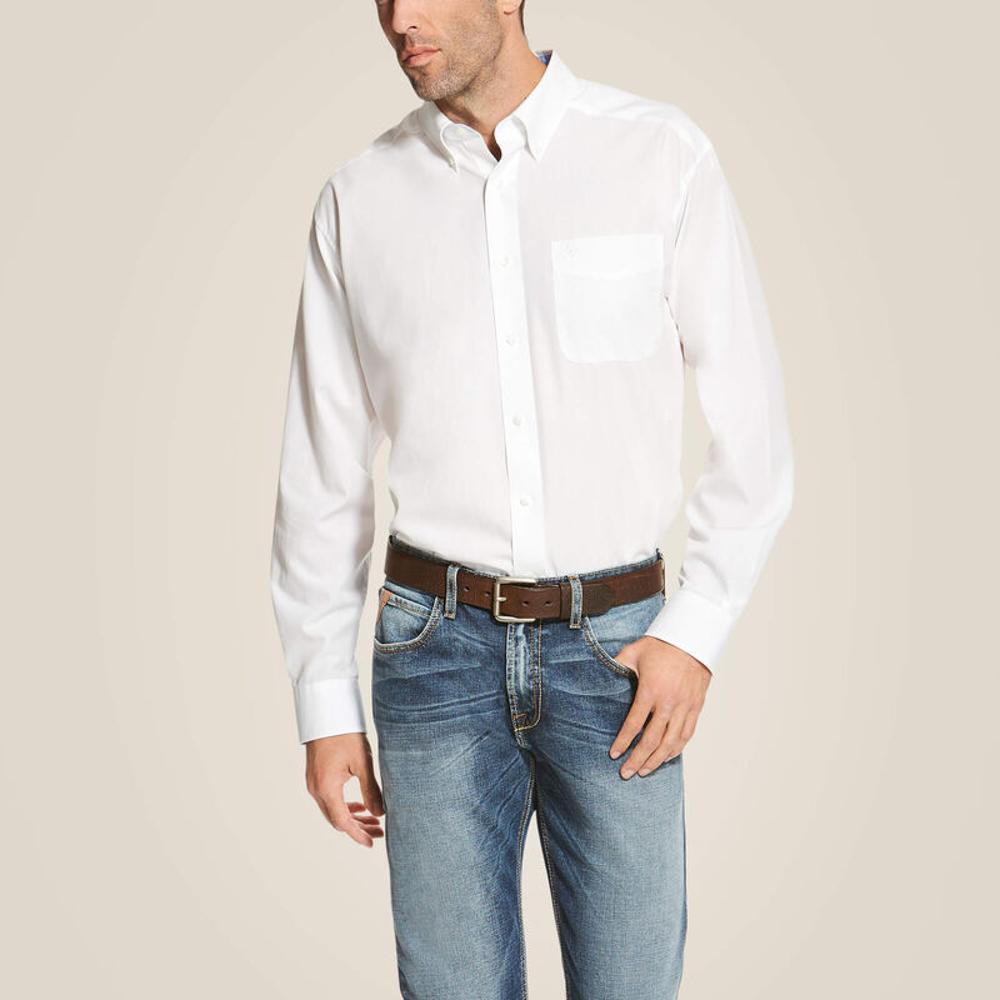 Wrinkle Free Long Sleeve Button Up Shirt