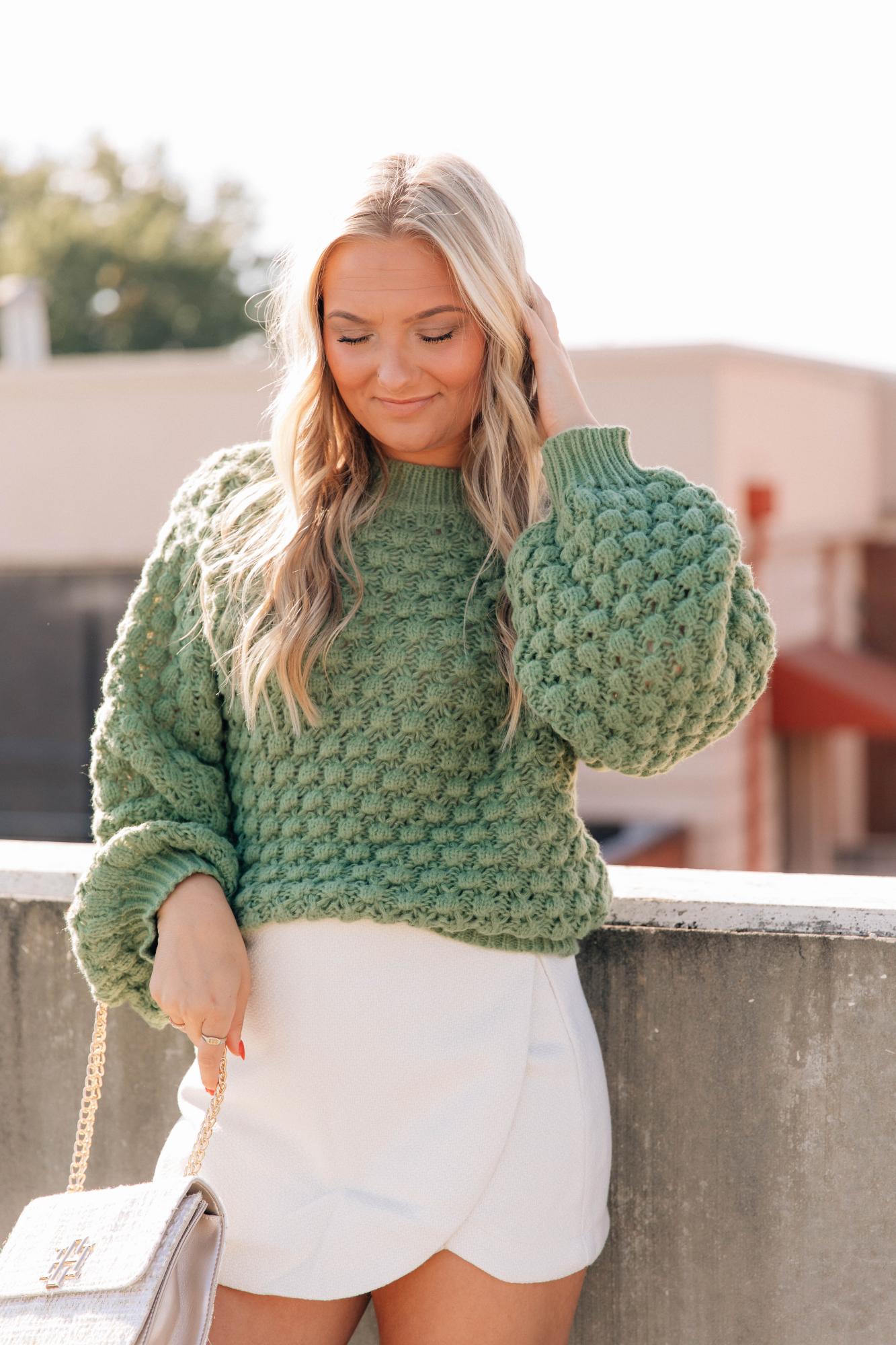 Falling For You Knit Sweater