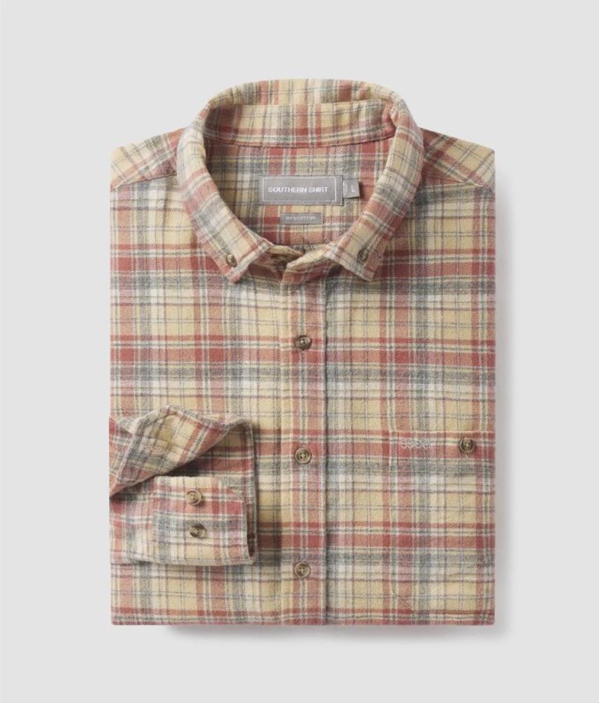Zion Washed Long Sleeve Flannel: ZION