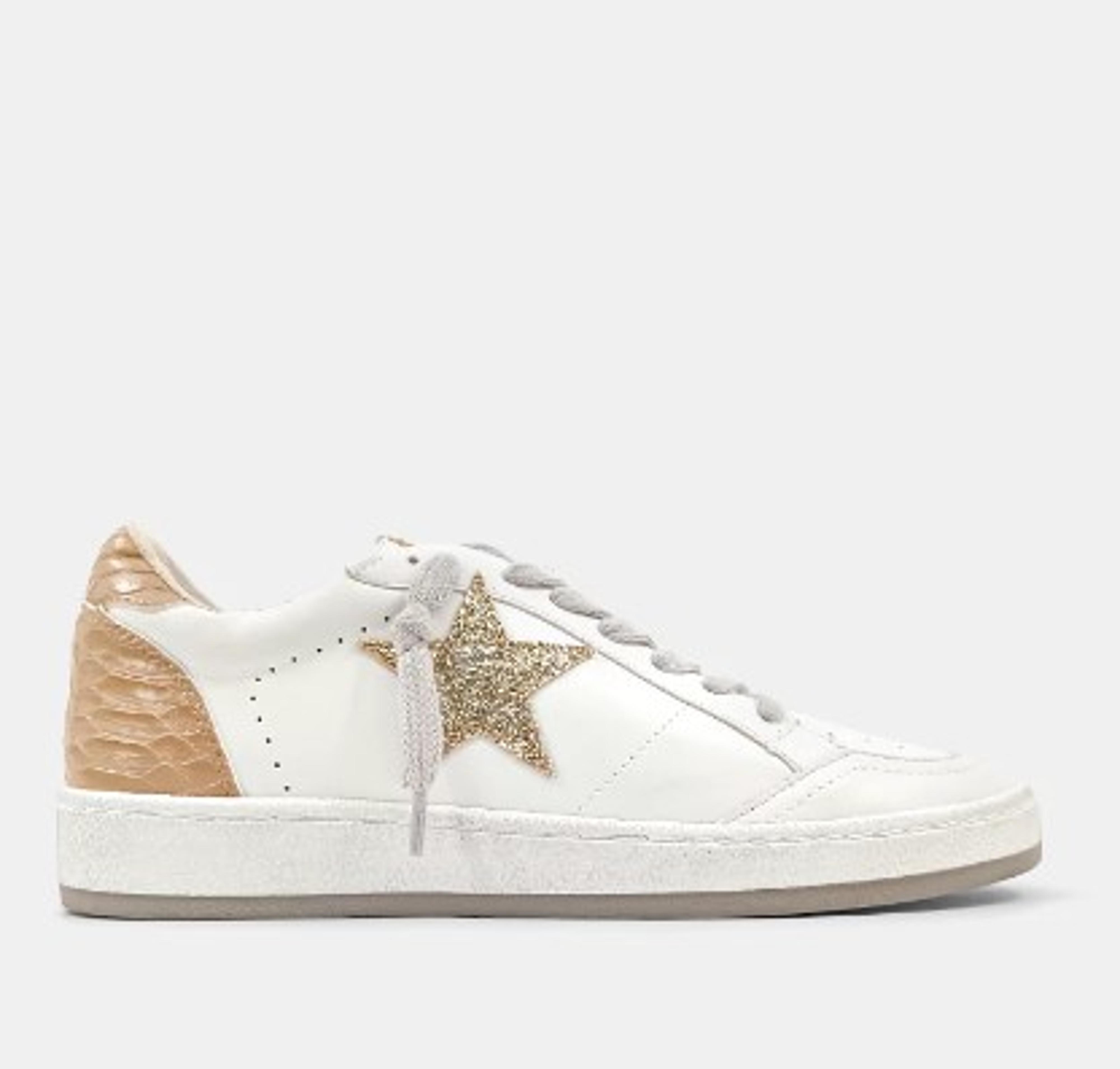  Paz Taupe Snake Sneakers