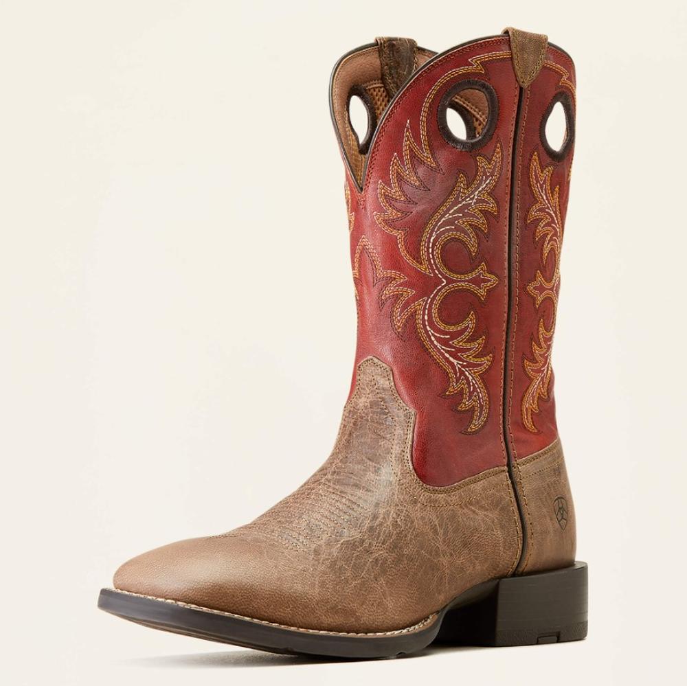 Men`s Sport Rodeo Pull On Western Boots