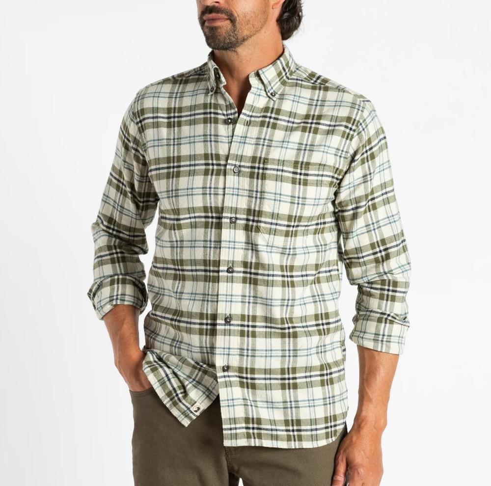 Maynard Plaid Flannel Sport Shirt (Item #D11247-307)