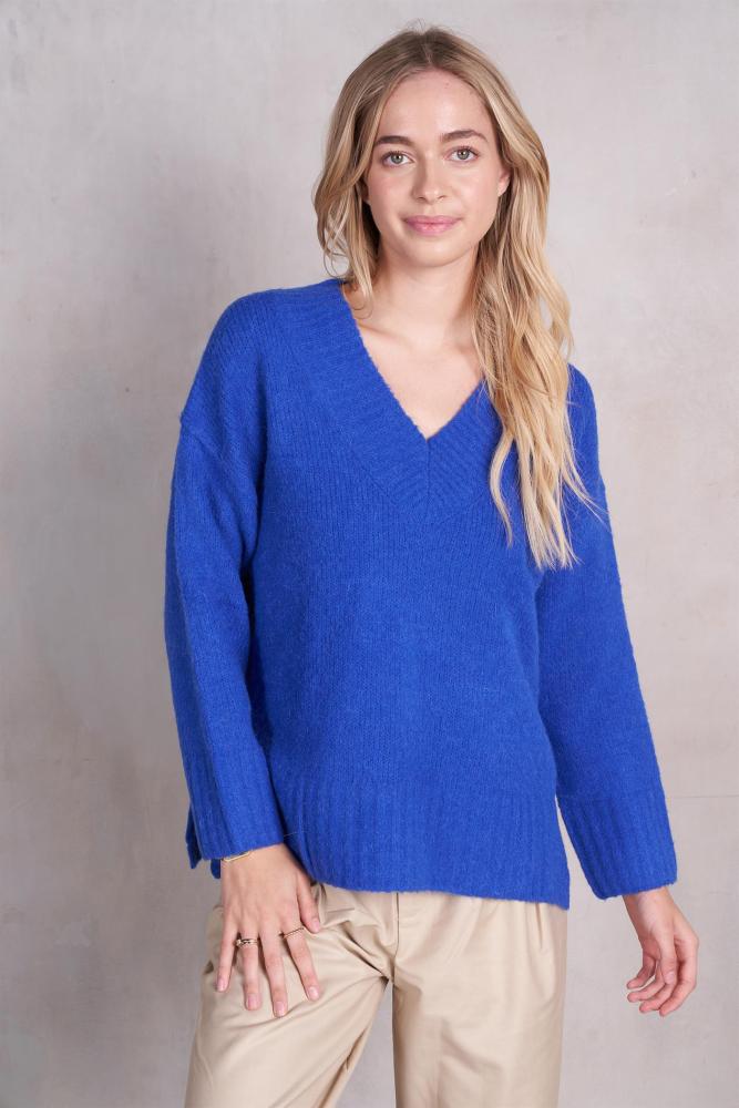 Pull Me In Knitted V Neck Sweater