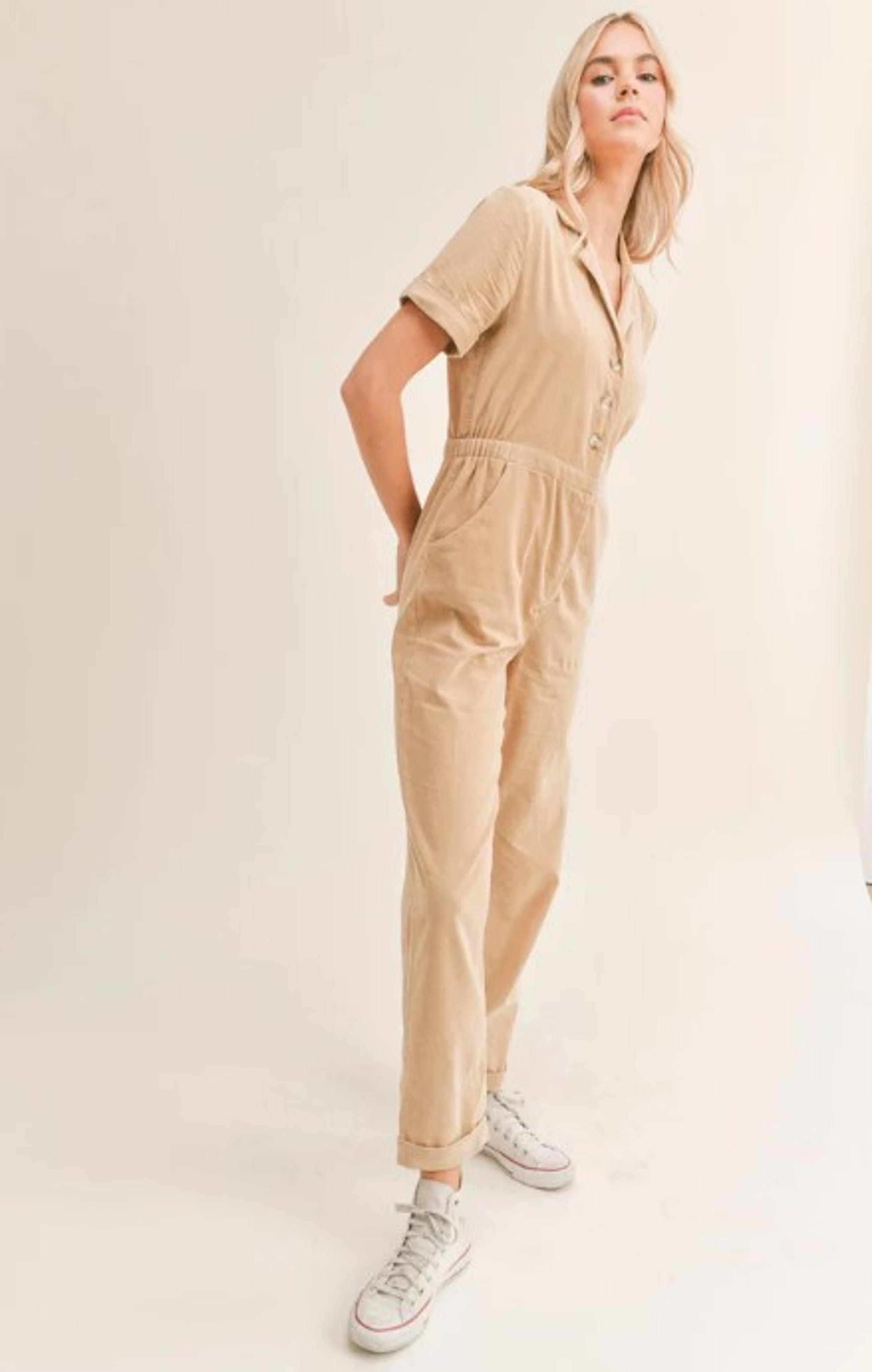  Forever Young Corduroy Jumpsuit