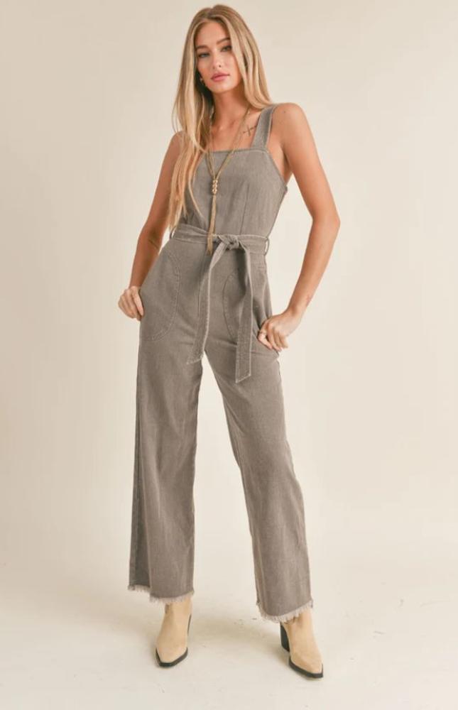 Gia Bow Detail Overalls (Item #LE4938)