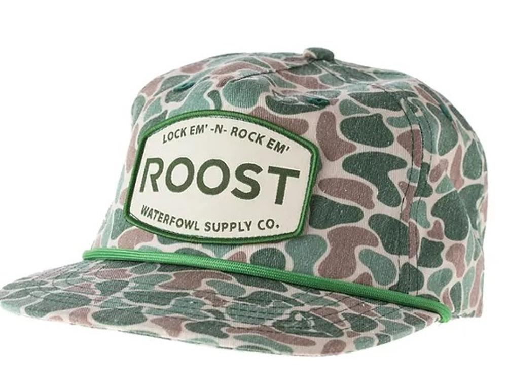 Roost Old School Camo Patch Roper Hat