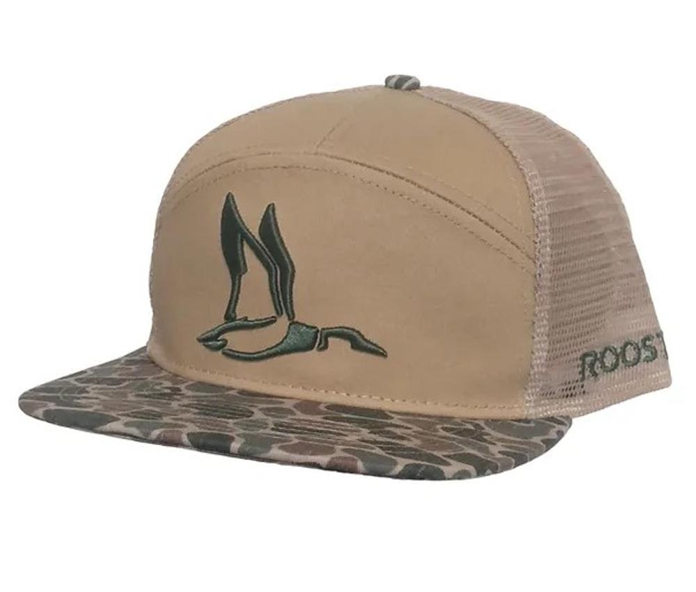 Roost Tan 3D Puff Logo Hat