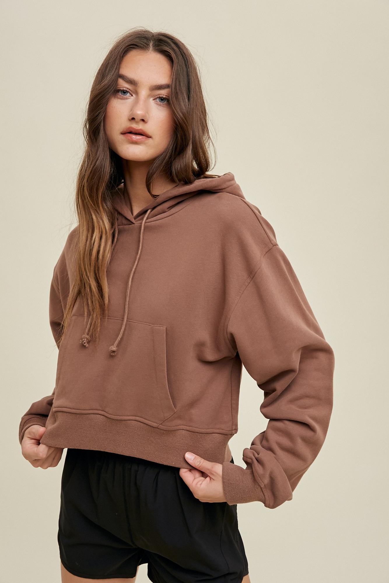 Fresh Day Cropped Hoodie