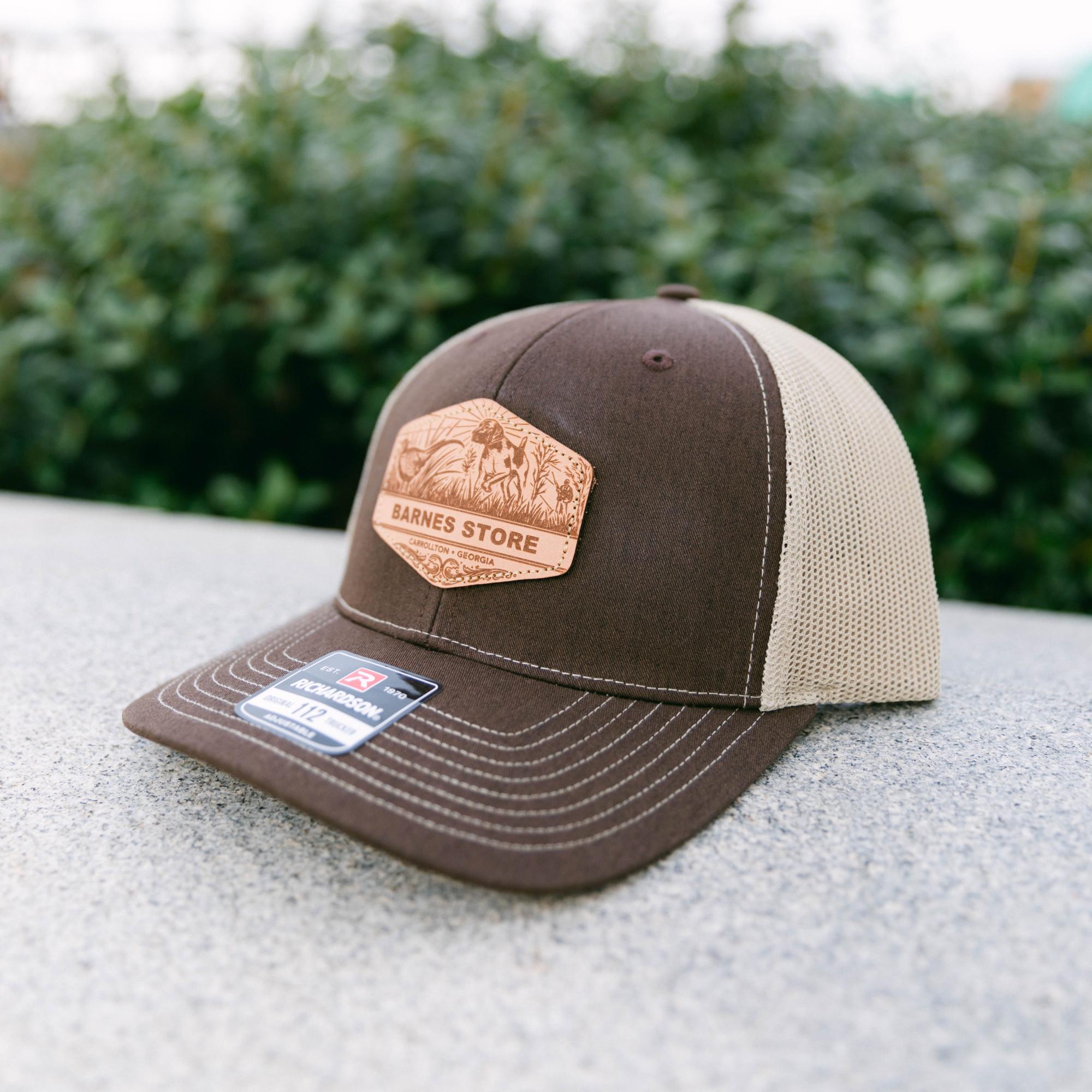 Brown/Khaki Upland Patch Trucker Hat