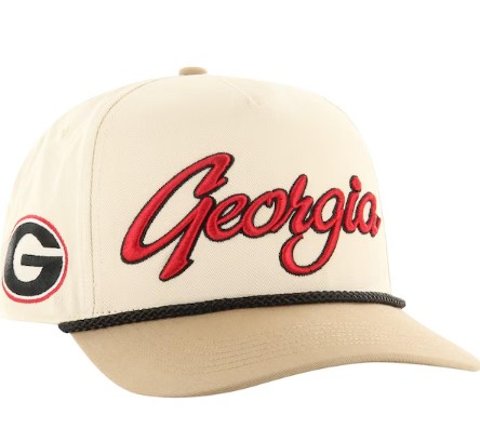 Georgia Bulldogs Natural Overhand Tt 47 Hitch Hats