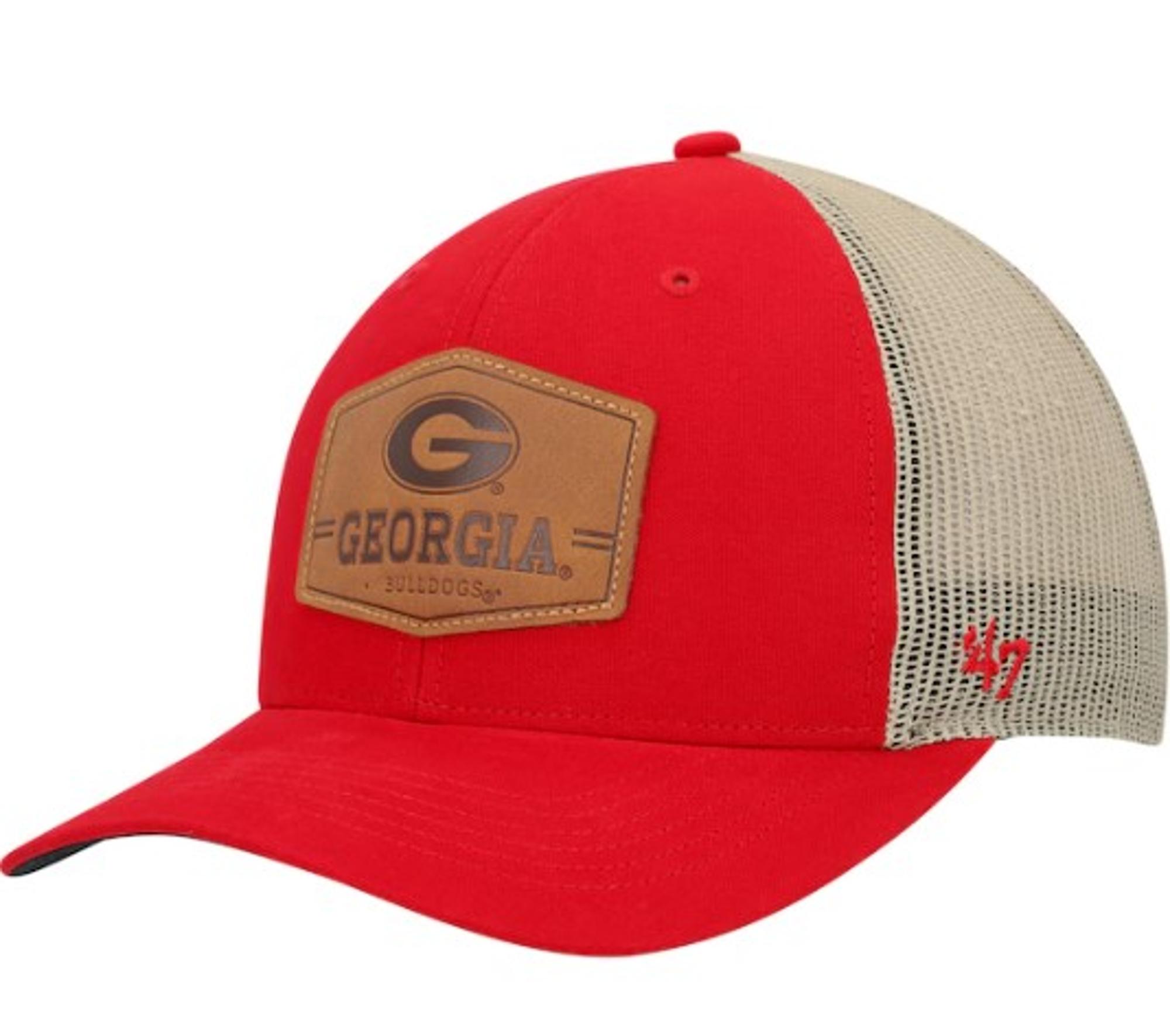 Georgia Bulldogs Vintage Red Rawhide 47 Trucker Hat