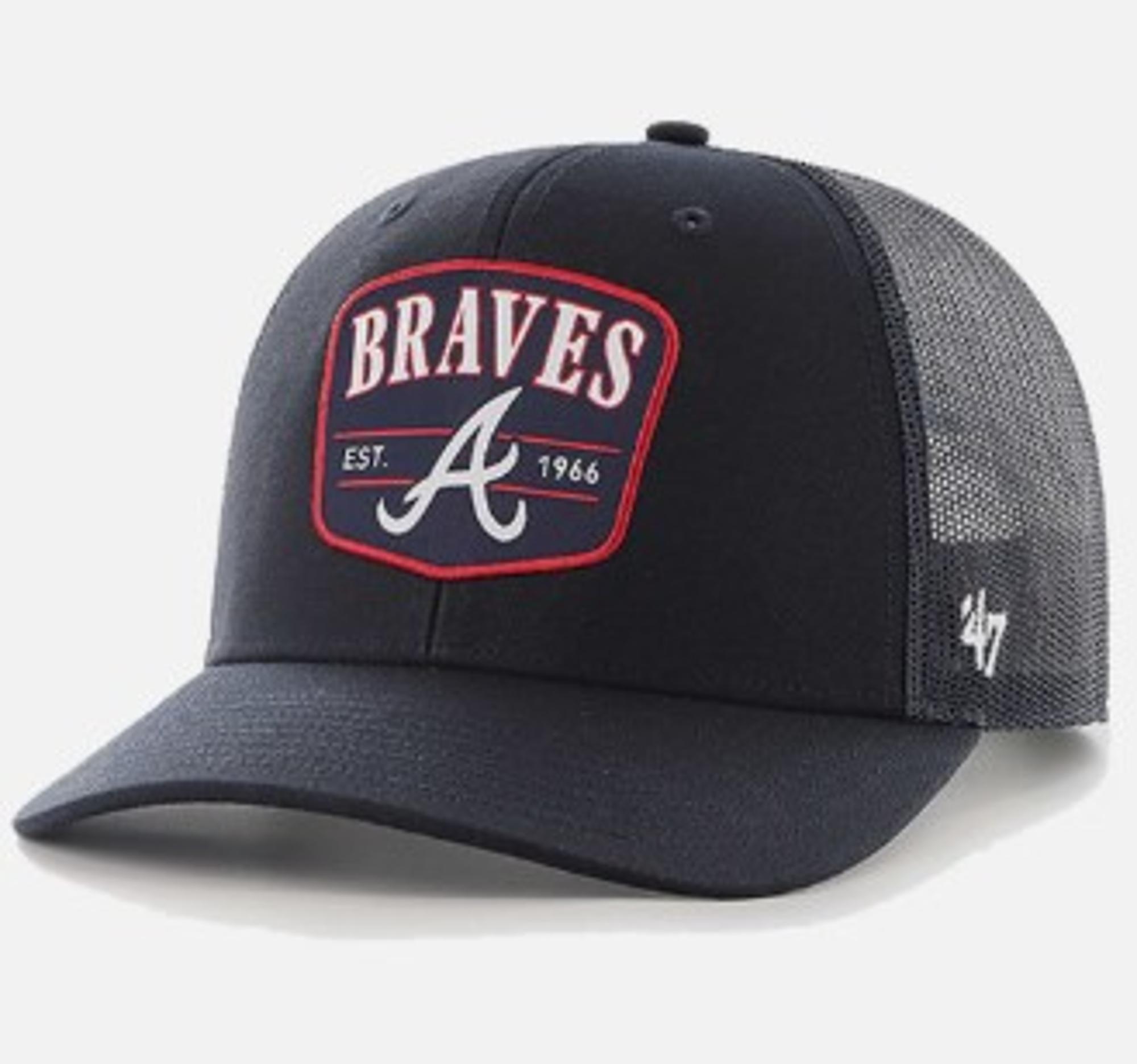 Atlanta Braves Navy Squad 47 Trucker Hat