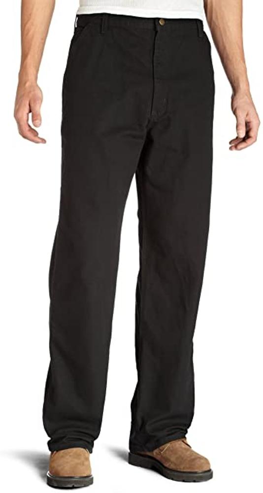 Men`s Loose Fit Washed Duck Utility Work Pant