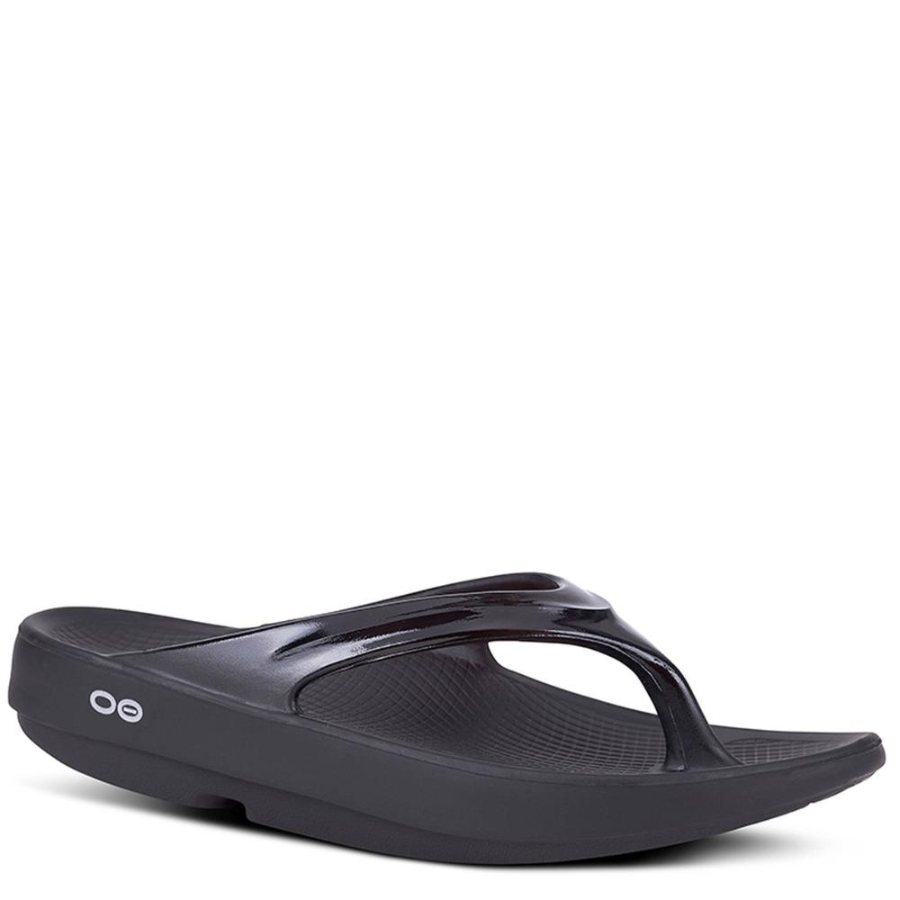 Oolala Women`s Sandals: BLACK