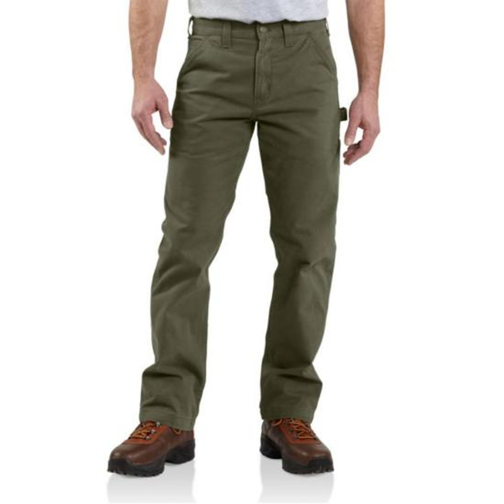 Men's Relaxed Fit Twill Utility Work Pant