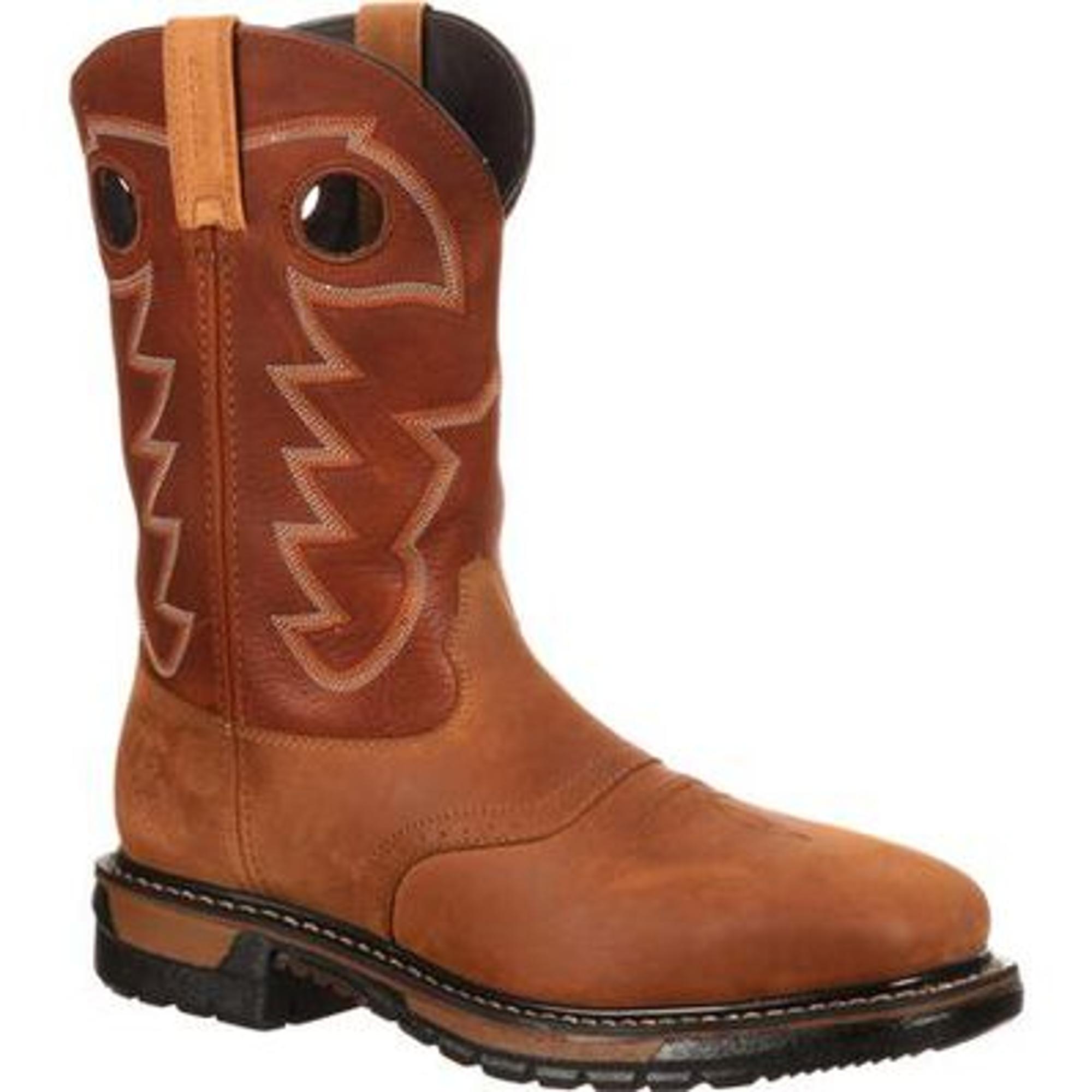 Rocky Original Ride Steel Toe Waterproof Western Boots