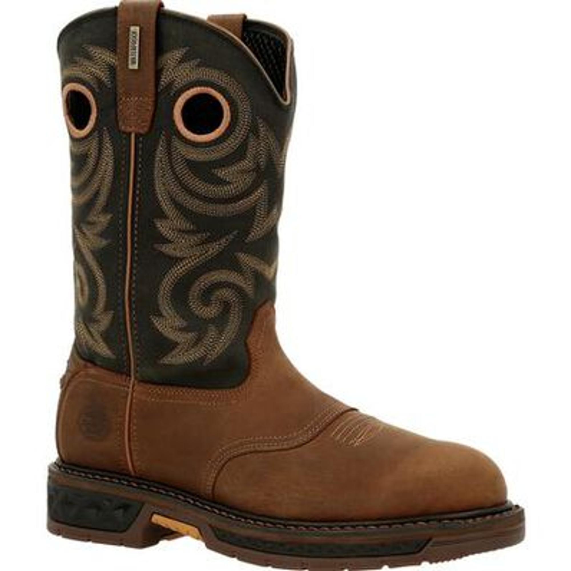 Georgia Boot Carbo- Tec Lt Waterproof Pull On Work Boots