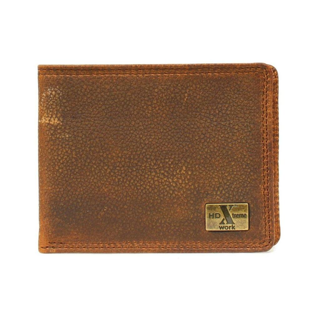 Nocona Men`s Light Brown Leather Bifold Wallet
