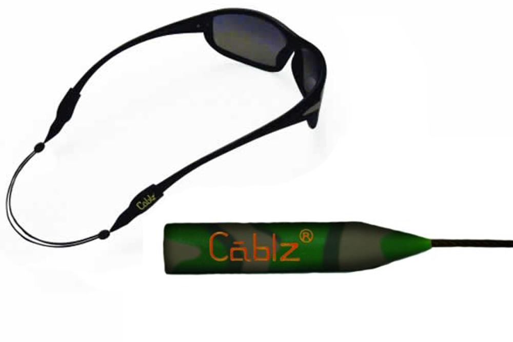 Cablz Zipz Sunglasses Retainer: CAMO