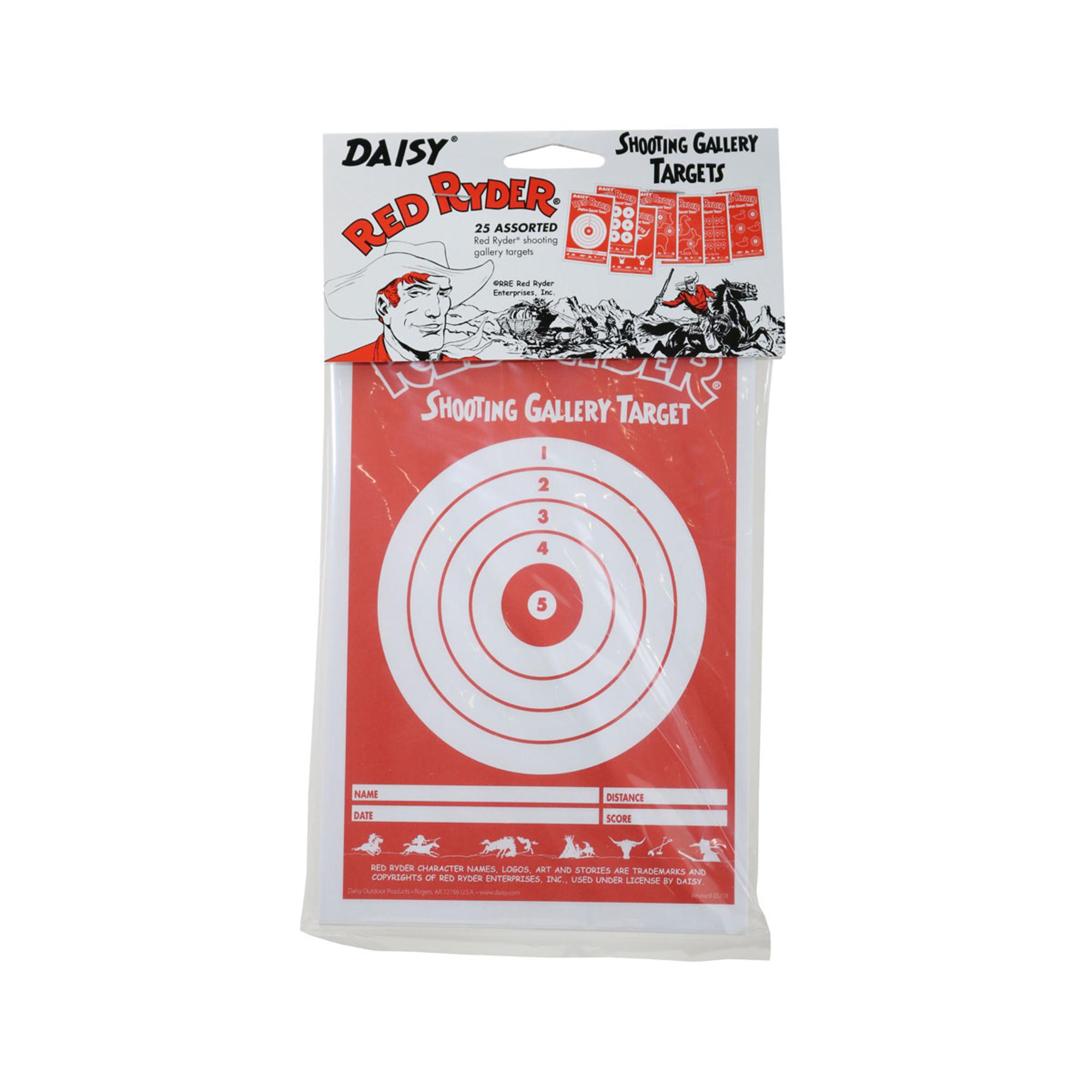 Daisy Red Rider Paper Targets