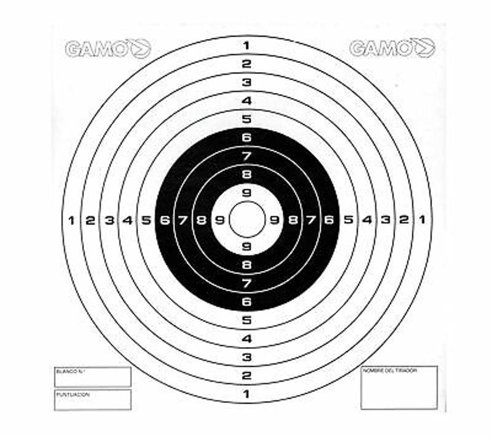 100 Pack Paper Shooting Targets (Item #621210654)