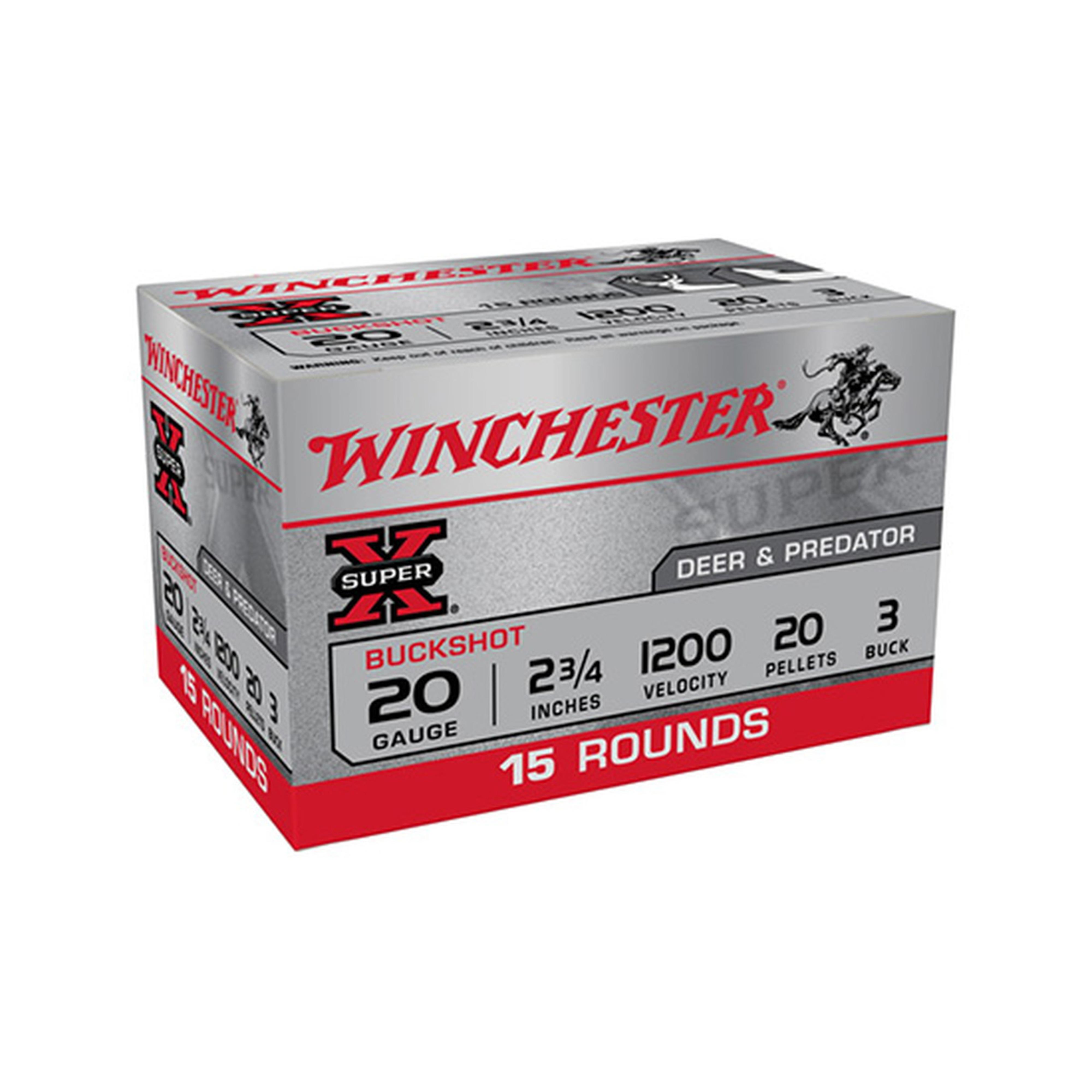  Winchester 20ga Buckshot 3bk