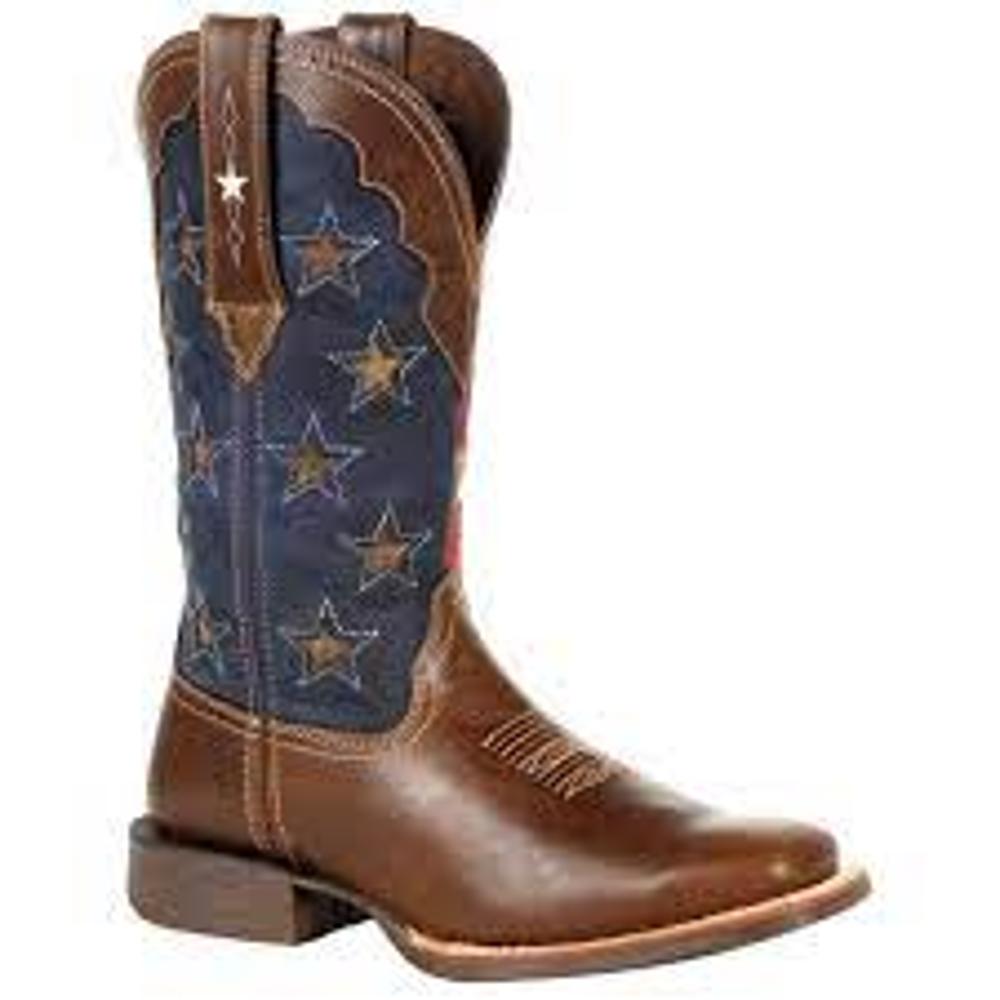 Lady Rebel Pro Vintage Flag Western Boots (Item #DRD0393)