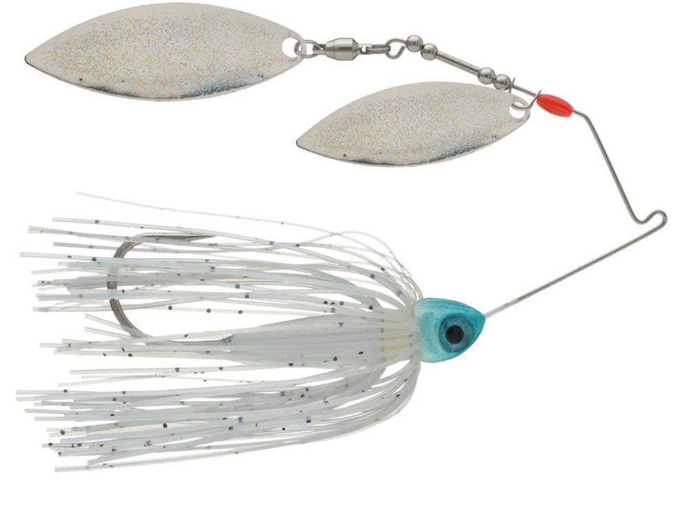Mini-Me Double Willow Spinnerbaits: BLUE_GLIMMER