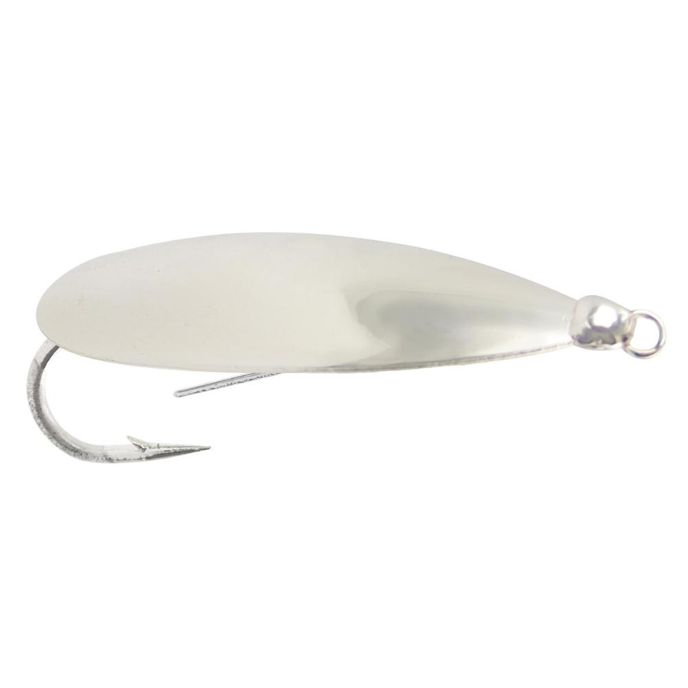 Silver Minnow Weedless Spoon